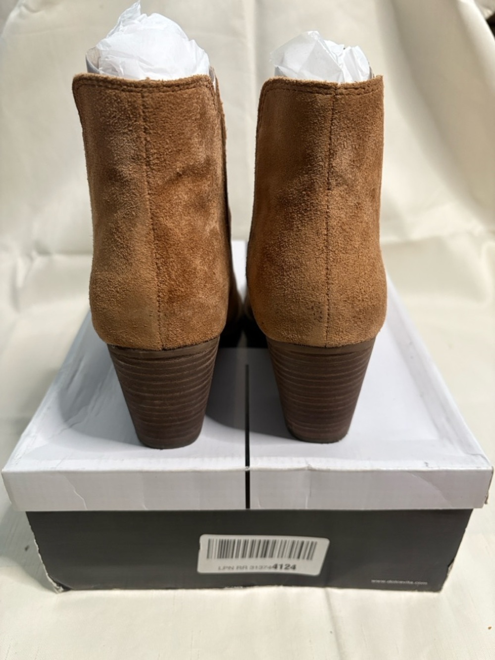 Dolce Vita Jaine Saddle Suede Ankle Booties - Picture 3 of 12
